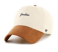 '47 Brand MLB Suede Visor Strapback Cap New York Yankees Beige