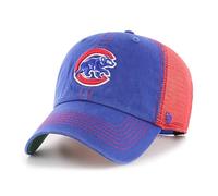 47 Brand MLB Unisex Team Color Alternate Trawler Clean Up Mesh Trucker Snapback Baseball Cap Adult One Size Fits All, Chicago Cubs, One size