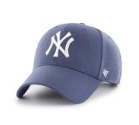 47 Brand MVP New York Yankees Timber Blue Curved Visor Cap Snapback