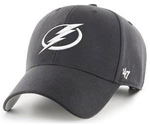 47 Brand MVP Velcroback Tampa Bay Lightning Curved Visor Cap Forty Seven