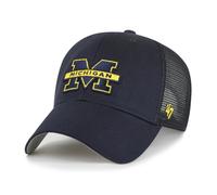 47 Brand NCAA Michigan Wolverines BRANSON MVP Navy Mesh Cap, Adjustable