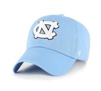47 Brand NCAA North Carolina Tar Heels Clean Up Cap Blue Twill Strapback