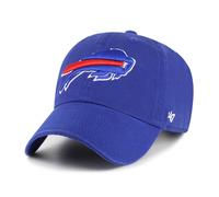 47 Buffalo Bills NFL Clean Up Unisex Baseball Cap, Adjustable, Team Badge, Royal Blue