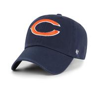 47 Chicago Bears NFL Clean Up Unisex Baseball Cap, Adjustable, Team Badge, Navy Blue