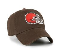 47 Cleveland Browns NFL Clean Up Unisex Baseball Cap, Adjustable, Team Badge, Brown