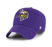 47 Minnesota Vikings NFL Clean Up Unisex Baseball Cap, Adjustable, Team Badge, Purple