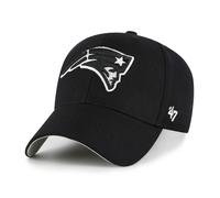47 New England Patriots NFL MVP Unisex Baseball Cap, Adjustable, Team Badge, Black