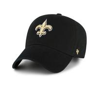 47 New Orleans Saints NFL Clean Up Unisex Baseball Cap, Adjustable, Team Badge, Black