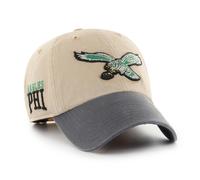 '47 Brand NFL Cap Philadelphia Eagles Historic Ashfield 47 Clean Up Cap Logo