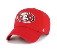 47 San Francisco 49'ers NFL Clean Up Unisex Baseball Cap, Adjustable, Team Badge, Red