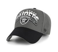 47 Brand NFL Cap Split Block MVP Las Vegas Raiders Charcoal Basecap Logo Stick