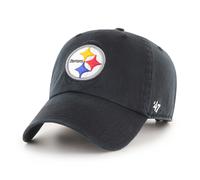 ’47 Brand NFL Clean Up Pittsburgh Steelers Strapback Cap Black