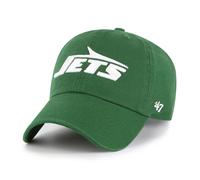 47 Brand NFL New York Jets Green Cotton Strapback Cap Embroidered Logo