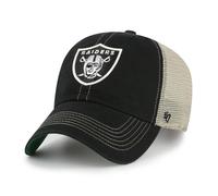 47 Brand NFL Trawler CLEAN UP Las Vegas Raiders Cap Black Mesh Logo Patch