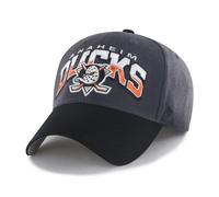 47 Brand NHL Anaheim Ducks Split Block MVP Cap Charcoal Grey Logo Cap