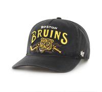 47 Brand NHL Boston Bruins Cap Black Snapback Logo 58cm Twill Lightweight