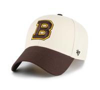 47 Brand NHL Boston Bruins Replica Sure Shot Snap MVP Cap Ivory Wool Blend