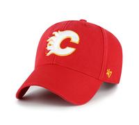 47 Brand NHL Calgary Flames Red Cap MVP Logo Patch Strapback