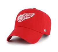 47 Brand NHL Cap CLEAN UP Detroit Redwings Red Strapback Logo Embroidery