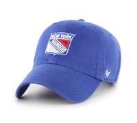 47 Brand NHL Cap CLEAN UP New York Rangers Royal Strapback Logo 58cm