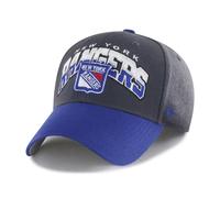 47 Brand NHL Cap Split Block MVP New York Rangers Charcoal Adjustable Strap