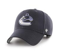 47 Brand NHL MVP Cap Vancouver Canucks Navy Blue Basecap Logo Embroidery Hook