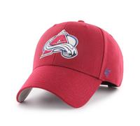 47 Brand NHL MVP16WBV-CA Cap Colorado Avalanche Red Curved Brim Logo Wool Blend