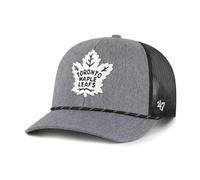 47 Brand NHL Toronto Maple Leafs Carbon Rope Trucker Cap Charcoal Basecap