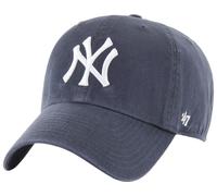 47 MLB New York Yankees CLEAN UP Cap - 100% Garment Washed Cotton Relaxed Fit Unisex Baseball Cap Premium Quality Design and Craftsmanship by Generational Family Sportswear Brand