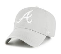 47 Brand Relaxed Fit Cap - CLEAN UP Atlanta Braves grey