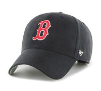 47 Boston Red Sox MLB MVP Unisex Baseball Cap, Adjustable, Red Logo, Black