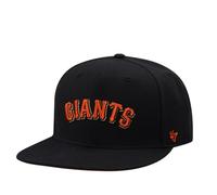 47 Brand San Francisco Giants Script Sure Shot Captain Snapback Cap MLB Forty Seven, black, One Size