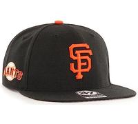 47 Brand San Francisco Giants Sure Shot Sidepatch 2 Tone Captain Snapback Cap MLB Forty Seven, black, One Size