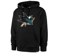 47 Brand San Jose Sharks Burnside Black Hoody Hoodie Forty Seven