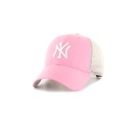 47 Brand NY Yankees Branson Trucker Snapback Cap Pink