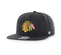 47 Brand Snapback Cap - Captain Chicago Blackhawks Black