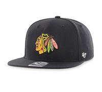 47 Brand Snapback Cap - Captain Chicago Blackhawks Black