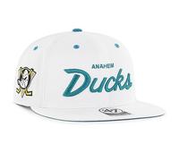 47 Brand Snapback Cap - Crosstown Anaheim Ducks White