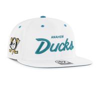 Anaheim Ducks 47 Brand Crosstown Pop Captain White Snapback Cap