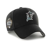 '47 Brand Brand Mlb Miami Marlins Sure Shot 47 Mvp Cap Black