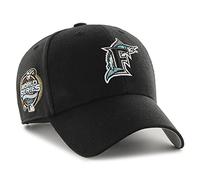 '47 Brand Brand Mlb Miami Marlins Sure Shot 47 Mvp Cap Black