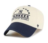 47 Brand Windham Clean Up Cap - New York Yankees - Adjustable - Cream/Navy Beige