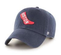 47 Brand Strapback Cap - CLEAN UP Boston Red Sox navy