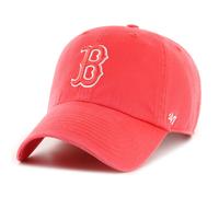 47 Brand Strapback Cap - CLEAN UP Boston Red Sox tango red