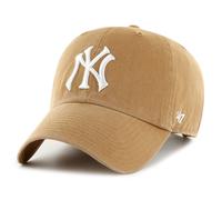 47 Brand Strapback Cap - CLEAN UP New York Yankees camel