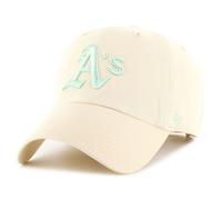 47 Brand Strapback Cap - CLEAN UP Oakland Athletics natural