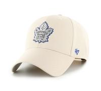 47 Brand Toronto Maple Leafs Metallic Logo MVP Snapback Cap / Beige / RRP £28