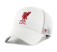 Liverpool FC Baseball Cap Branson LFC Trucker Mesh White 196895570961