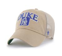 47 Brand Tuscaloosa CLEAN UP Duke Blue Devils Khaki Mesh Cap, Logo, NCAA