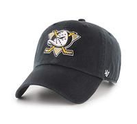 '47 Brand Unisex NHL Anaheim Ducks Clean Up Baseball Cap, Black, One Size